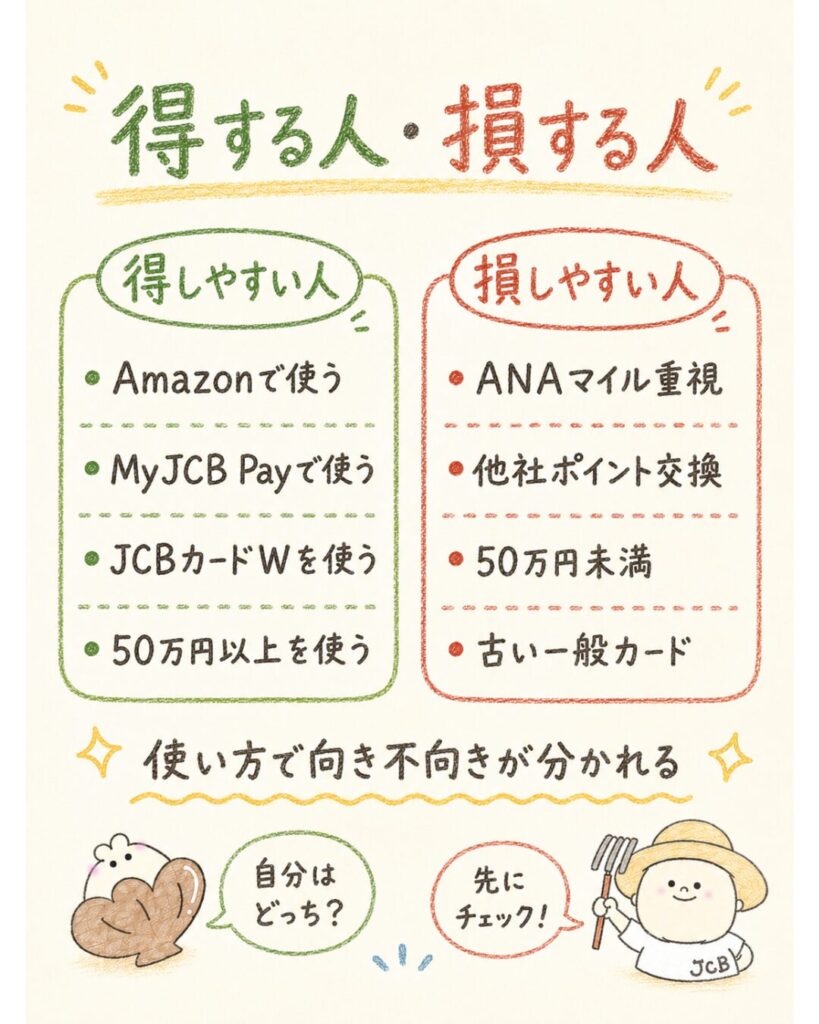 J-POINTで得する人・損する人