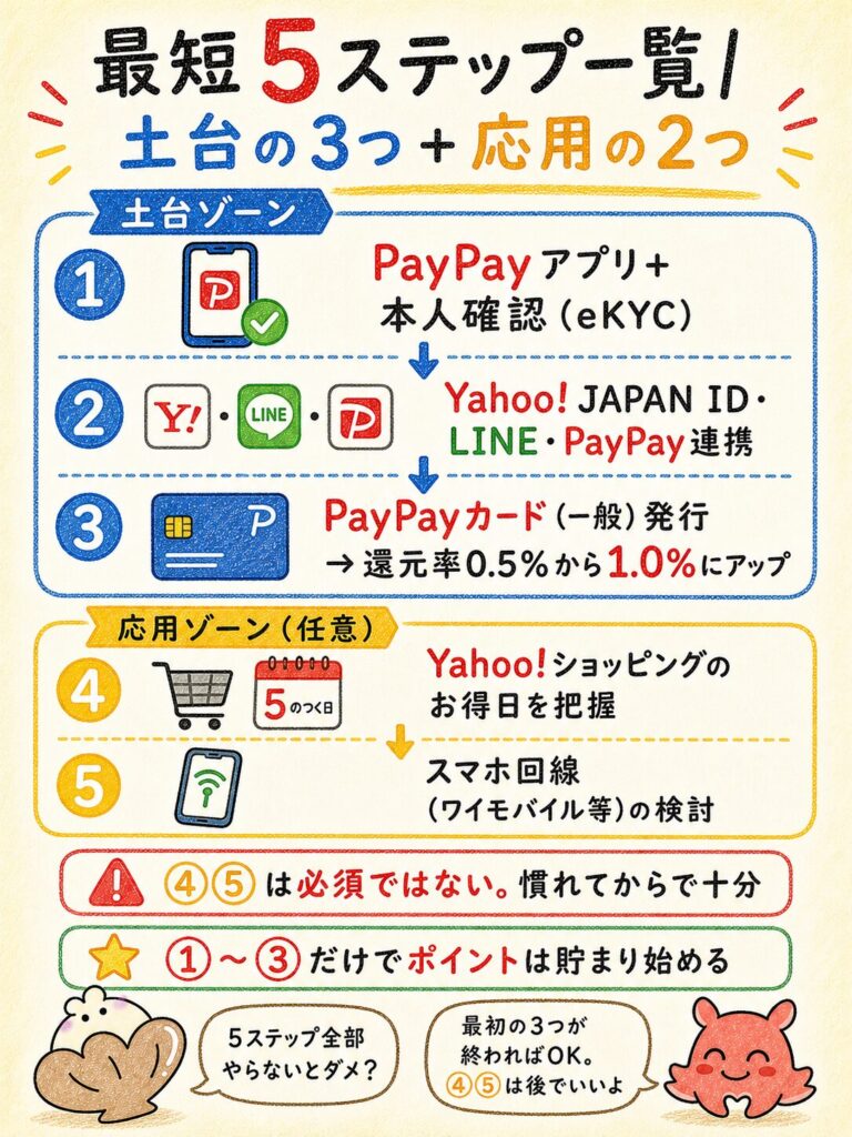 PayPay経済圏を始める最短5ステップ