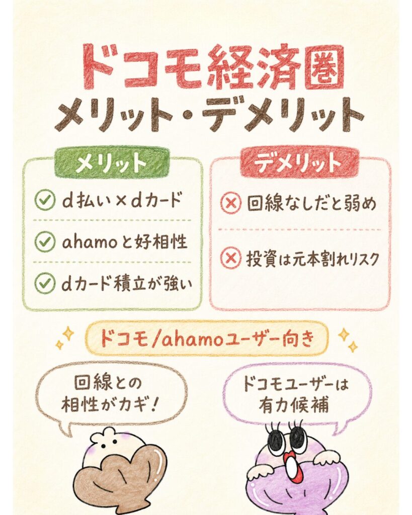 ドコモ経済圏のメリット・デメリット