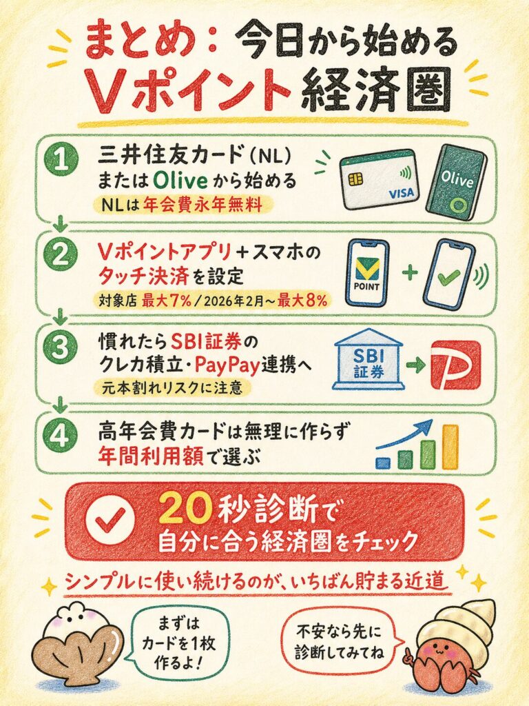 Vポイント経済圏の始め方まとめ