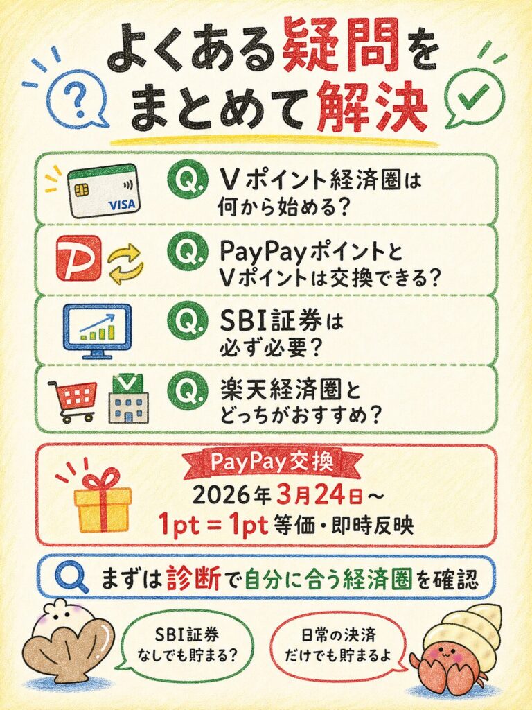 Vポイント経済圏についてよくある質問