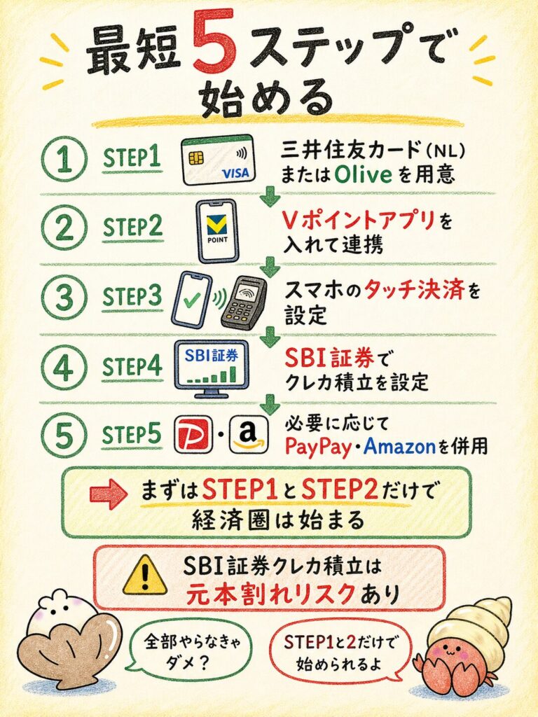 Vポイント経済圏を始める最短5ステップ