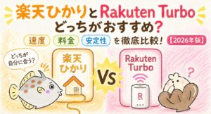 楽天ひかりと楽天Turbo