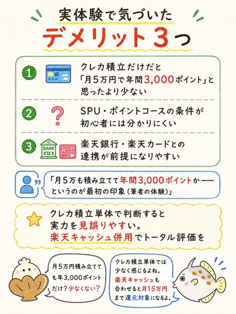 楽天証券を使って感じたデメリット