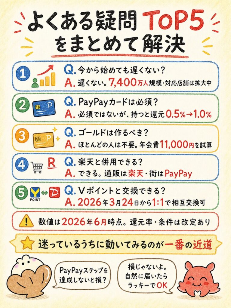 PayPay経済圏を始める前によくある質問