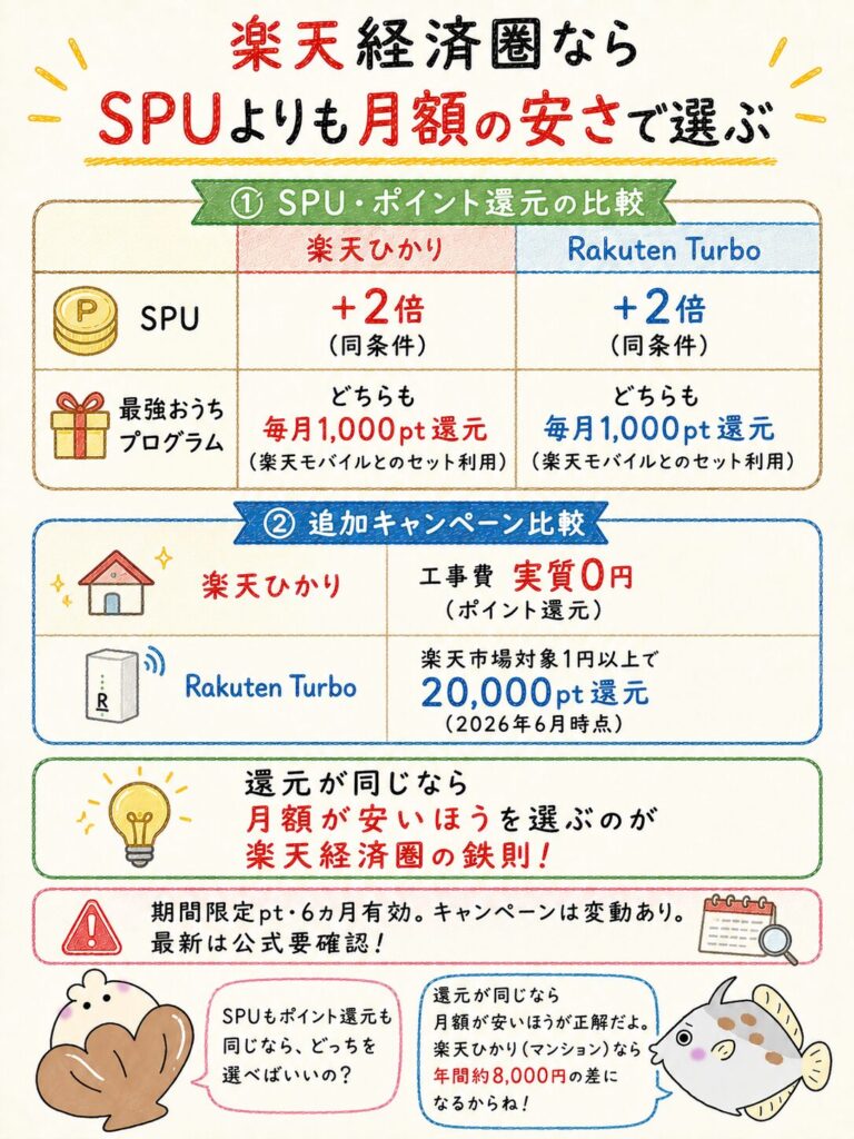 楽天経済圏ユーザーはどっちがお得？