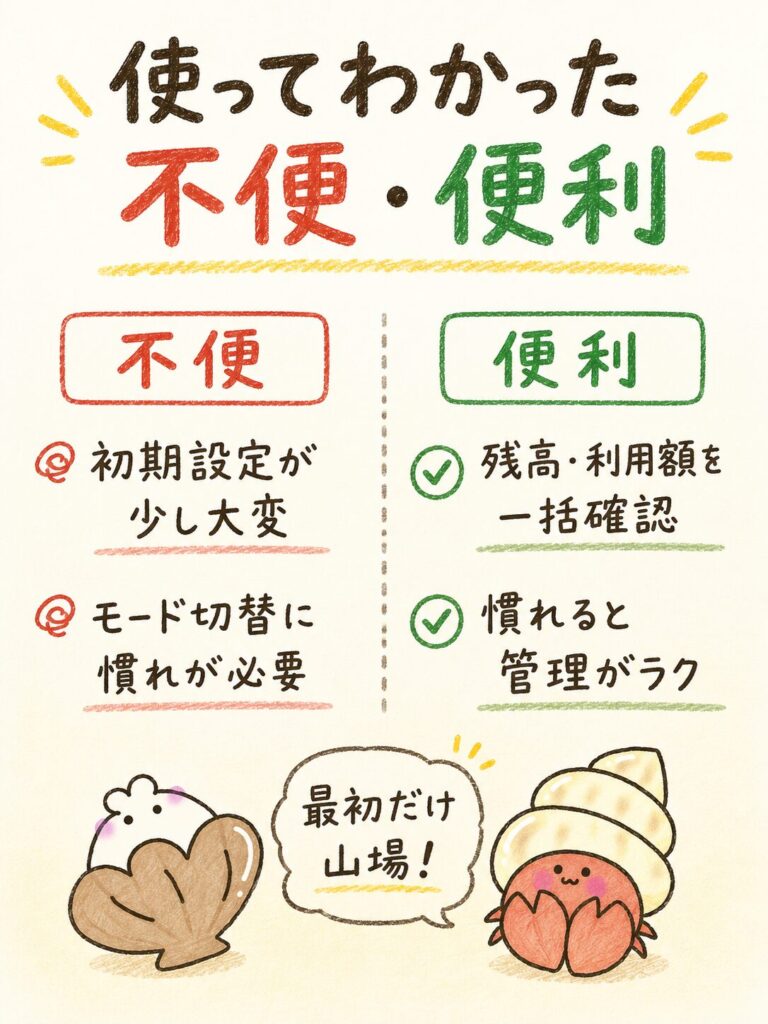 筆者の実体験｜Oliveを使って不便だった点・便利だった点