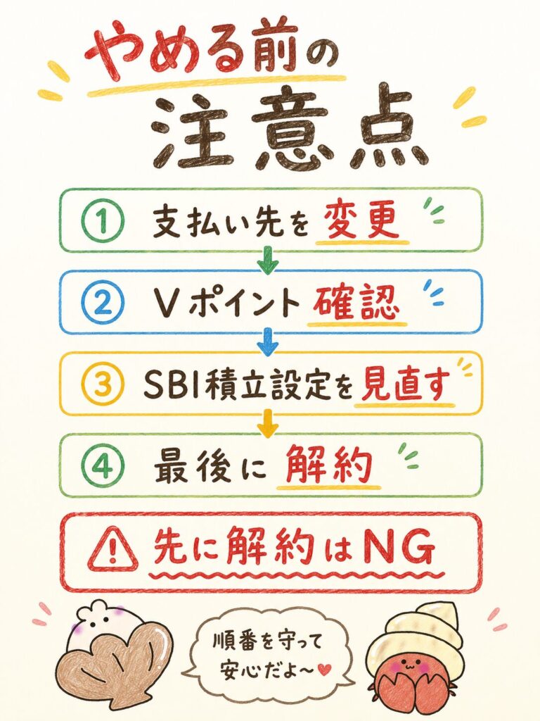 Oliveをやめる・切り替える前の注意点