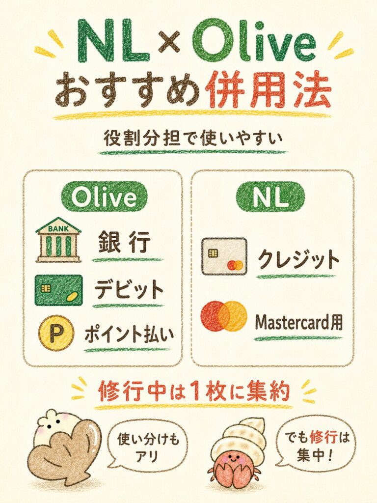 三井住友カード(NL)とOliveを併用するおすすめの使い方