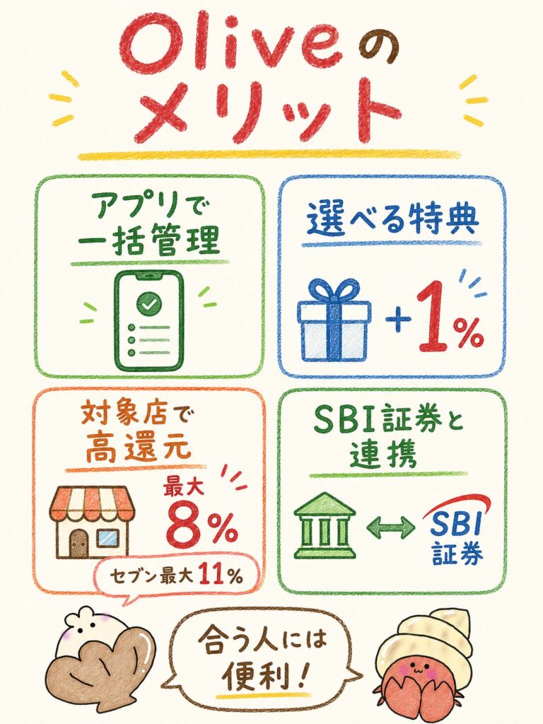 Oliveのメリット