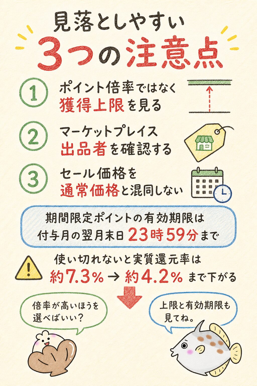 比較するときに見落としやすい注意点
